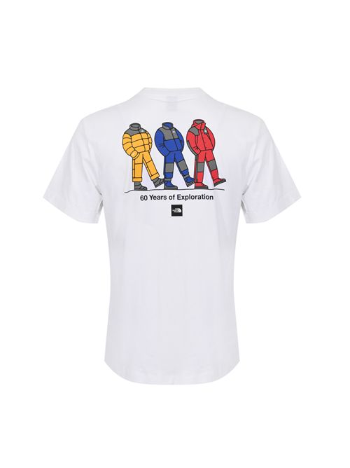 T-shirt TNF Celebration Relaxed Graphic in cotone White The North Face | NF0A8GARFN41